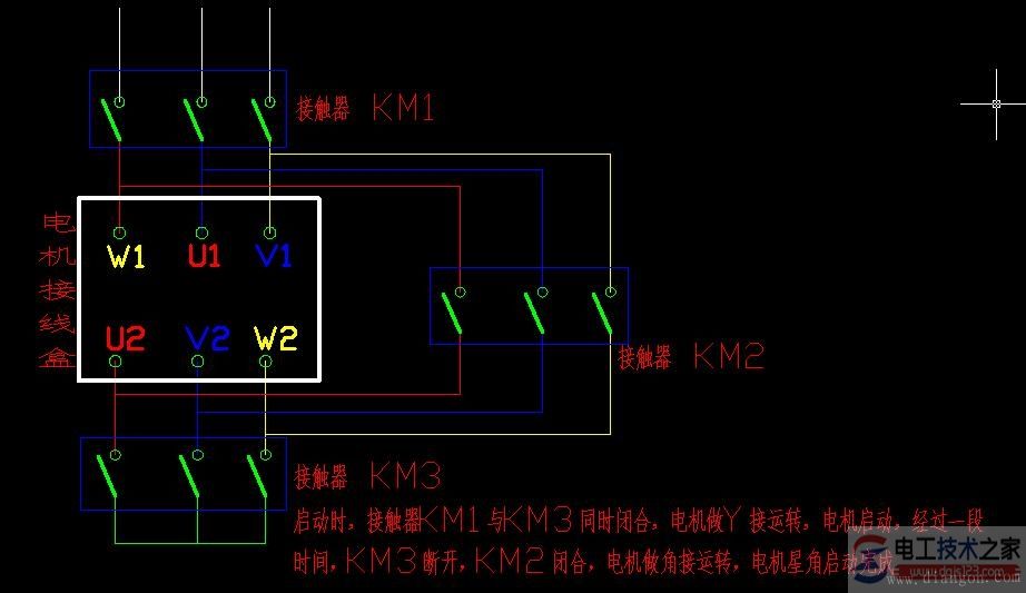 三相異步電動(dòng)機(jī)接線圖